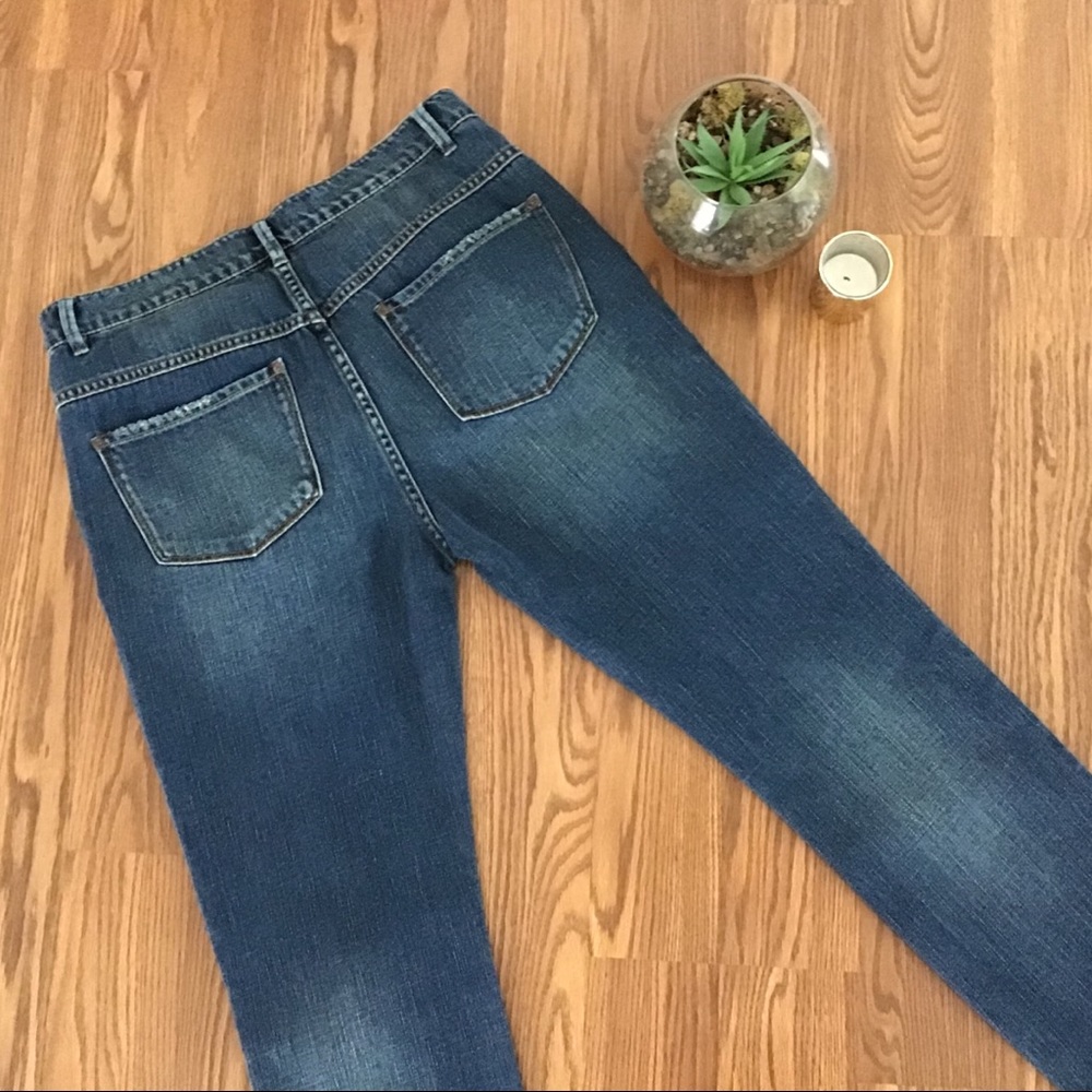 Free People Distressed Boyfriend Jeans Sz 26 - Picture 8 of 8